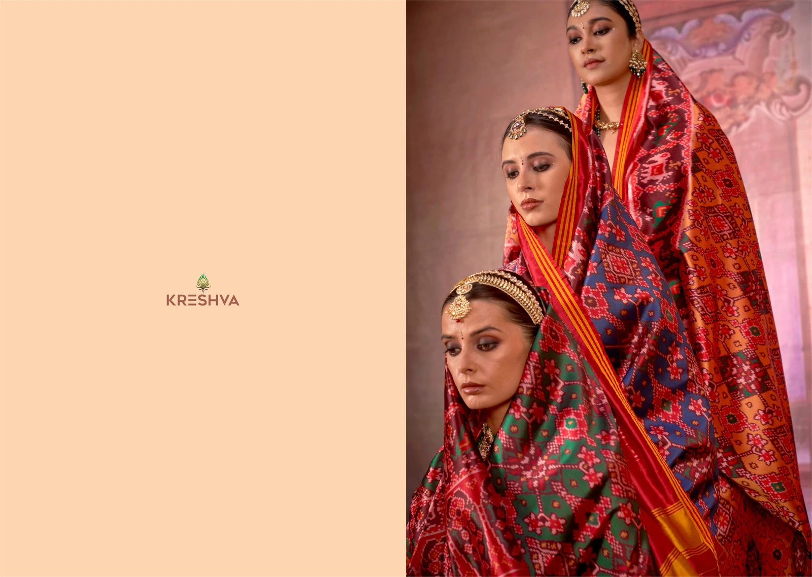 Kreshva Patola Royal Silk with Patola Print Saree Collection