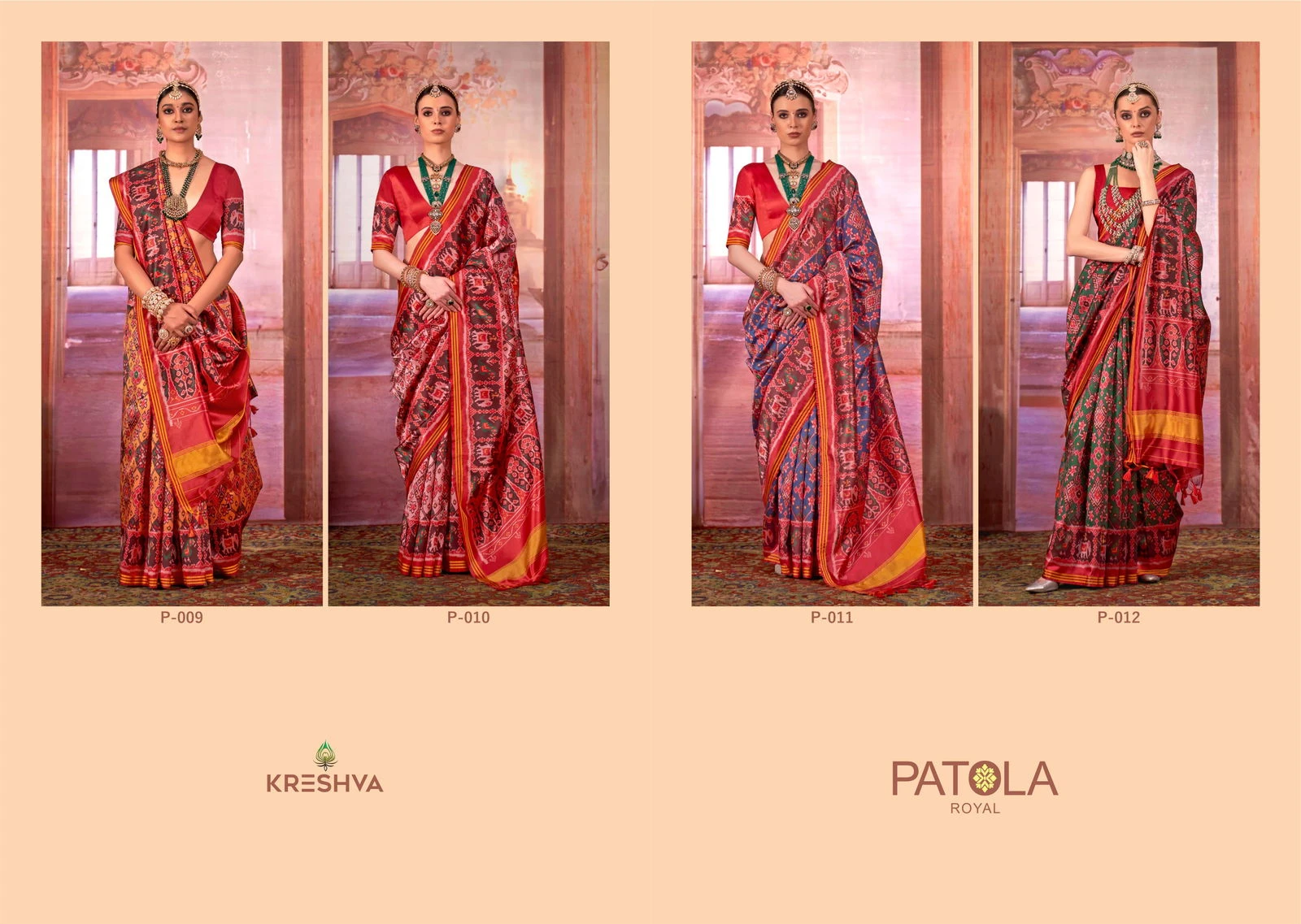 Kreshva Patola Royal Silk with Patola Print Saree Collection