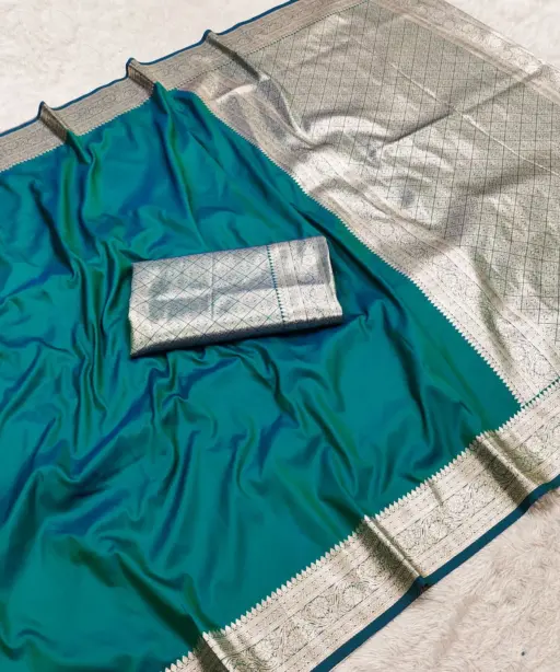 Mb 3322 Premium Banarasi Gala Silk Zari Weaving Sarees