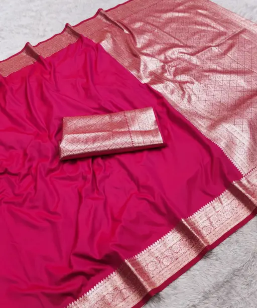 Mb 3322 Premium Banarasi Gala Silk Zari Weaving Sarees