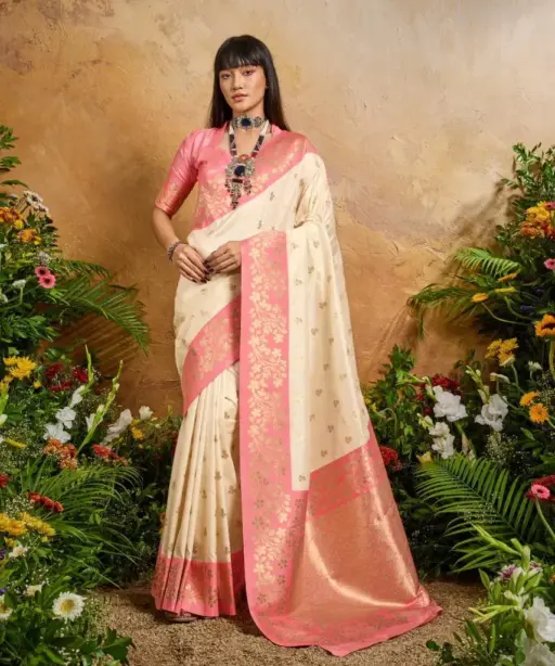 Rajtex Karnation Handloom Weaving Silk Saree Collection