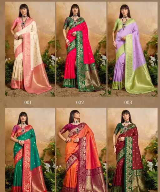 Rajtex Karnation Handloom Weaving Silk Saree Collection