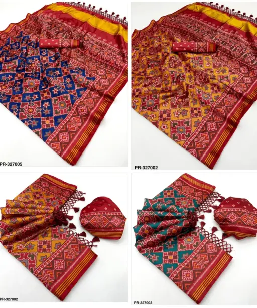 Rajyog Pavitra Patola 327001 to 05 Silk Patola Printed Saree Collection