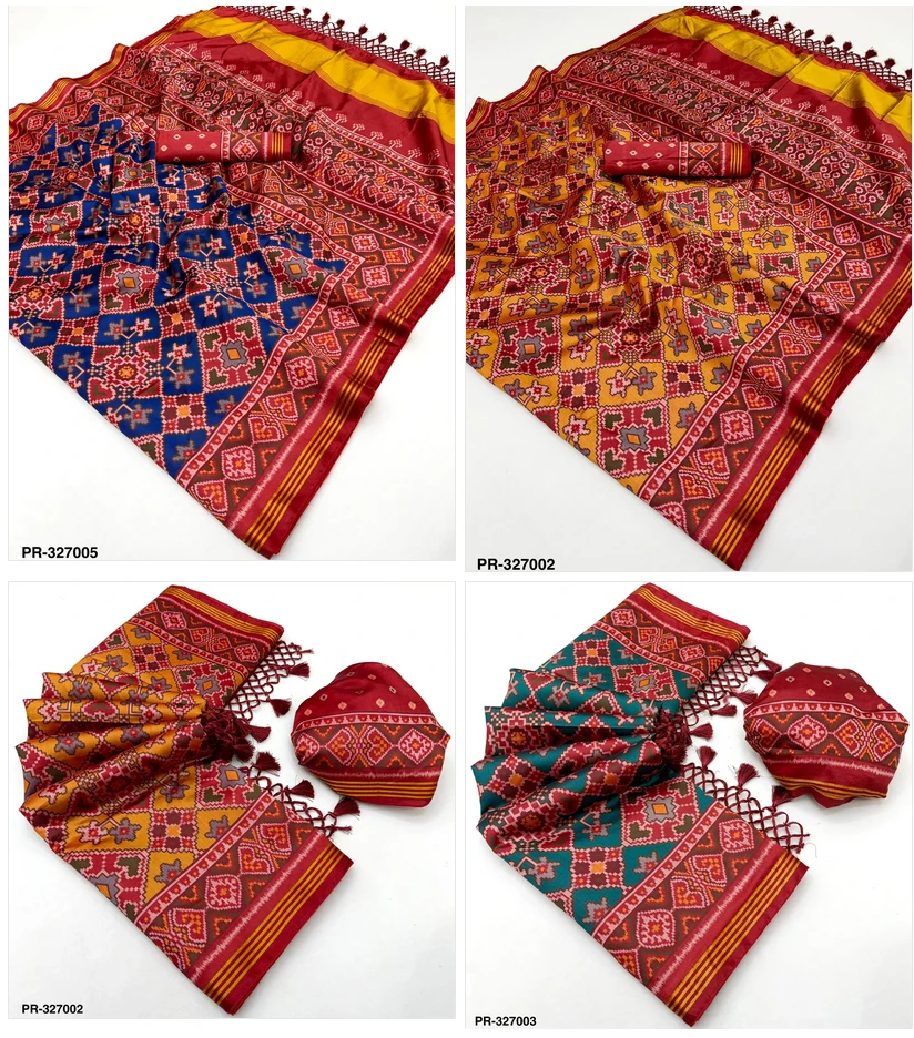 Rajyog Pavitra Patola 327001 to 05 Silk Patola Printed Saree Collection