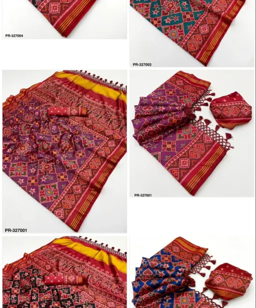 Rajyog Pavitra Patola 327001 to 05 Silk Patola Printed Saree Collection