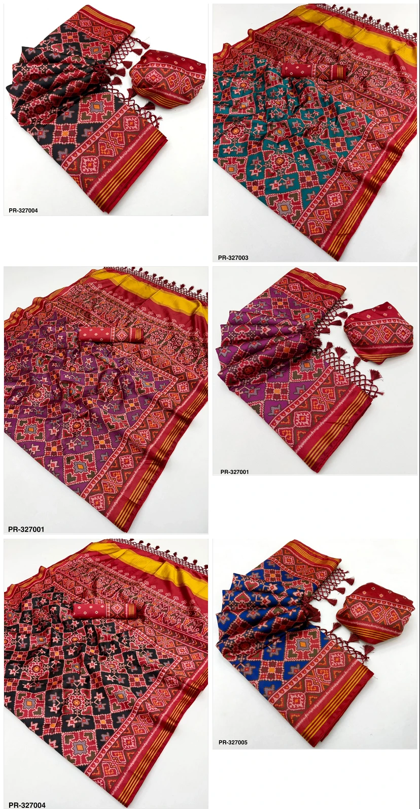 Rajyog Pavitra Patola 327001 to 05 Silk Patola Printed Saree Collection