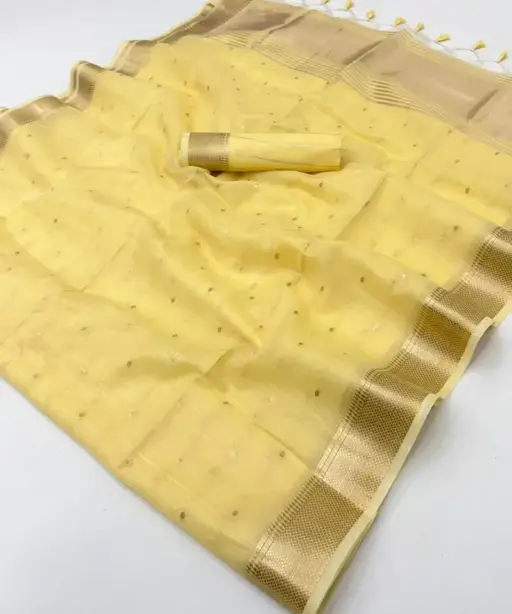 Rajyog Sneha Tissue Silk Zari Worked Fancy Saree Collection