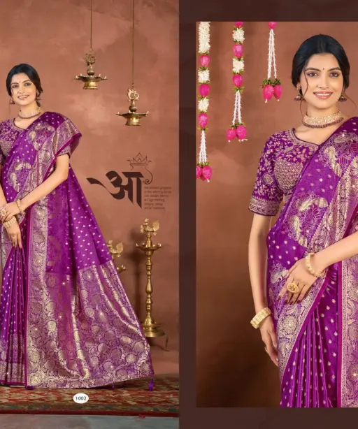 Saroj Royal Taj Satin Saroski Vol 1 Satin Silk Wedding Wear Saree Collection