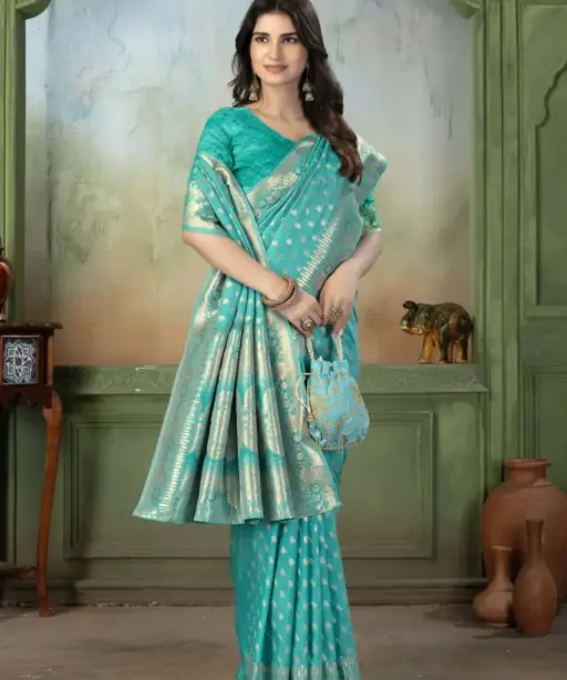 Sf Silk Vol 6 Banarasi Silk Festival Wear Saree Collection