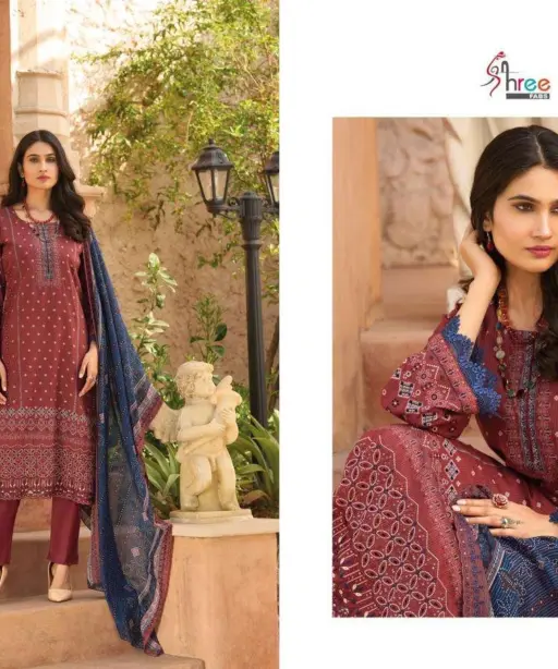 Shree Fab Bin Saeed Lawn Collection Vol 26