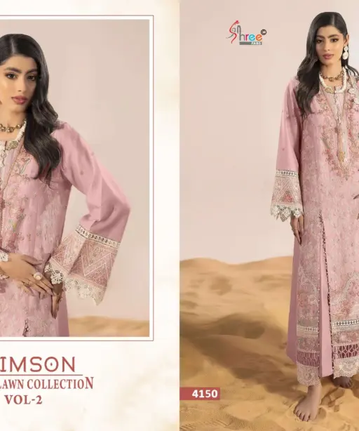 Shree Fab Crimson Luxury Lawn Collection Vol 2