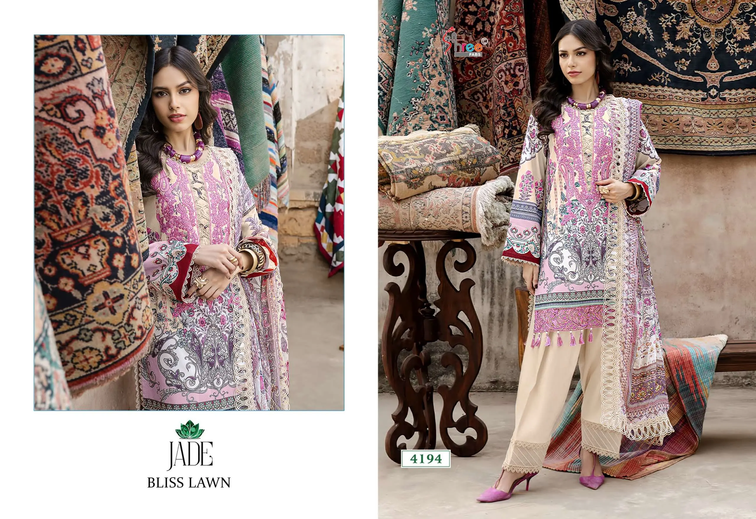 Shree Fab Jade Bliss Lawn Collection