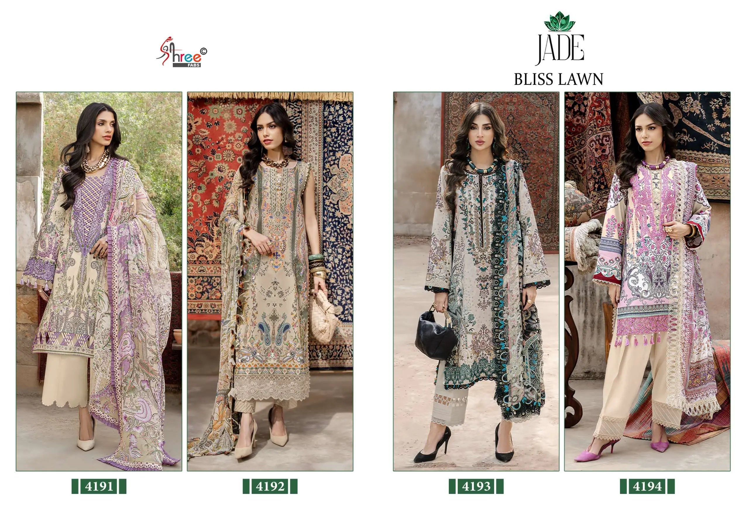 Shree Fab Jade Bliss Lawn Collection