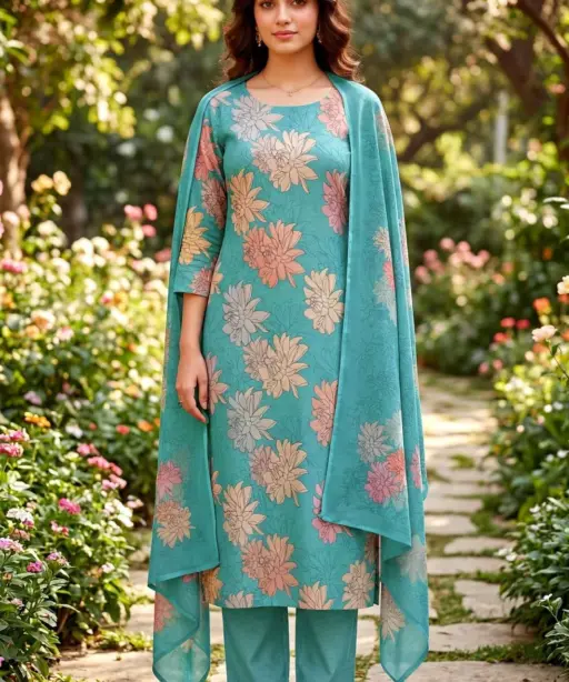 Vishwam Fabric Cherry Blossom