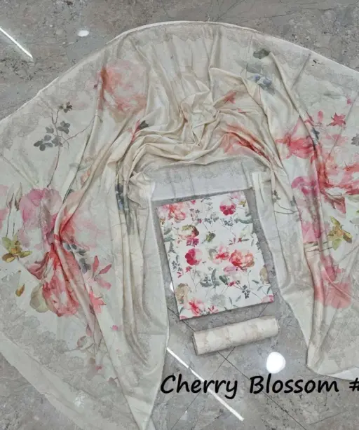 Vishwam Fabric Cherry Blossom