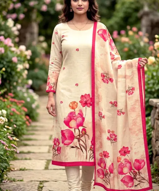 Vishwam Fabric Cherry Blossom