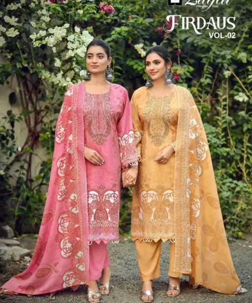 Zulfat Designer Suits Firdaus Vol 2
