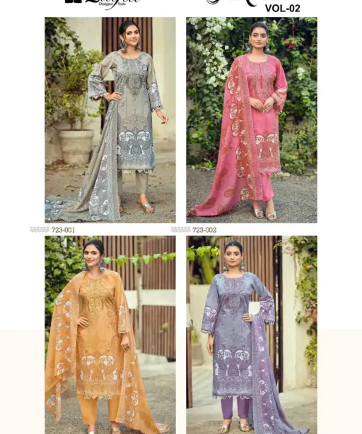 Zulfat Designer Suits Firdaus Vol 2