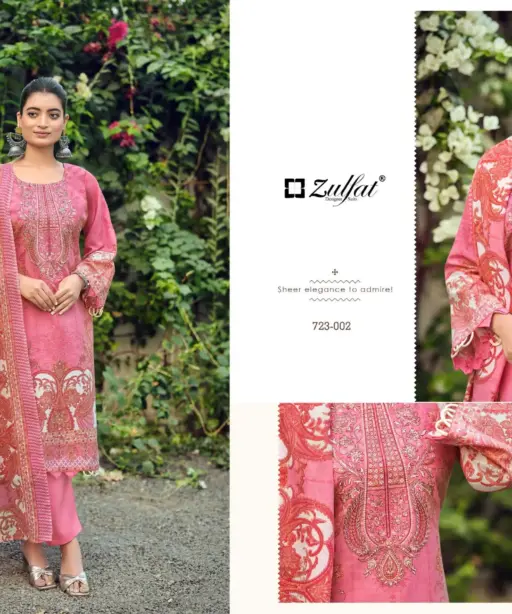Zulfat Designer Suits Firdaus Vol 2